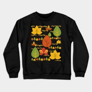 colorful leaves Crewneck Sweatshirt